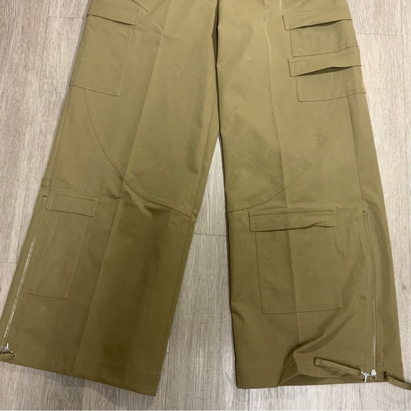 New Nike Jordan Chicago Women’s Heavyweight Cargo Pants Brown Kelp Oversized Fit - Picture 5 of 15